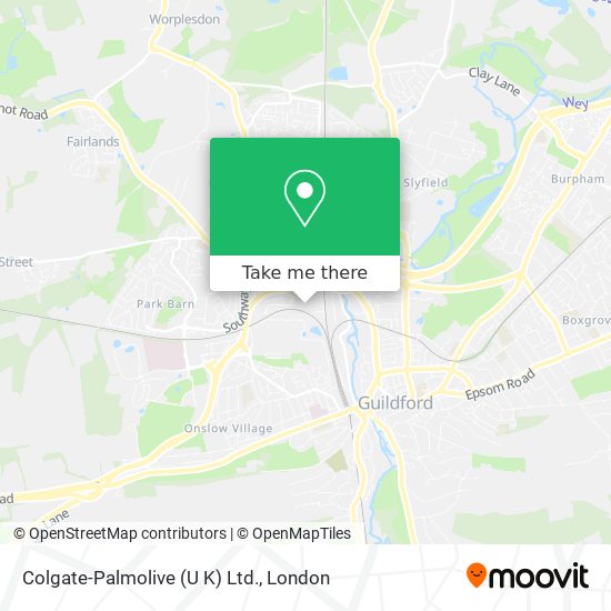 Colgate-Palmolive (U K) Ltd. map