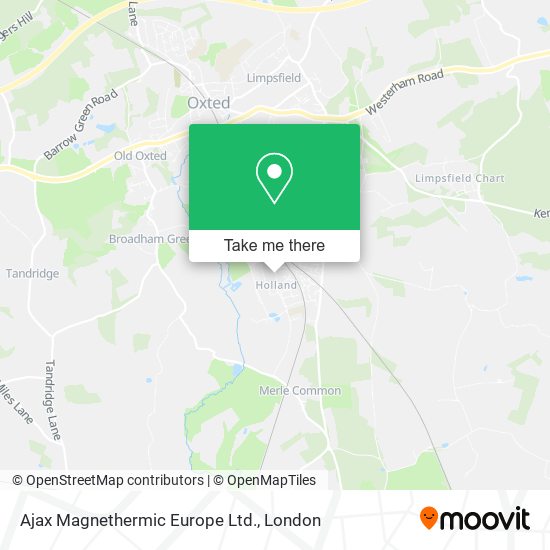Ajax Magnethermic Europe Ltd. map