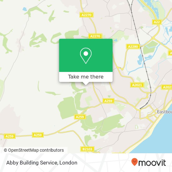 Abby Building Service map