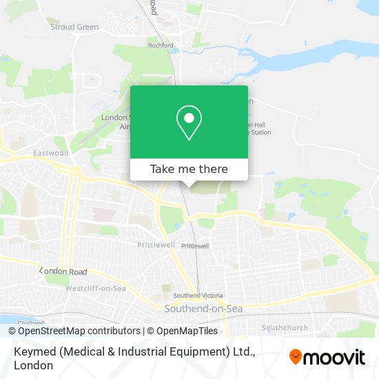Keymed (Medical & Industrial Equipment) Ltd. map