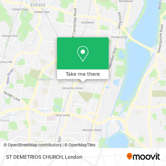ST DEMETRIOS CHURCH map