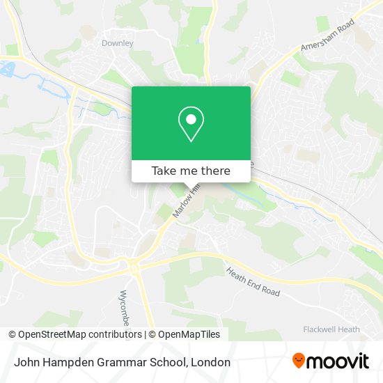John Hampden Grammar School map