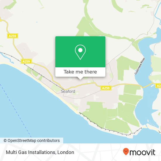 Multi Gas Installations map