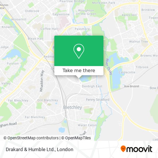 Drakard & Humble Ltd. map