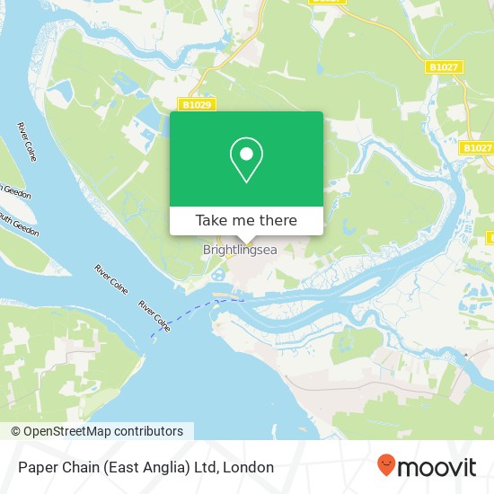 Paper Chain (East Anglia) Ltd map