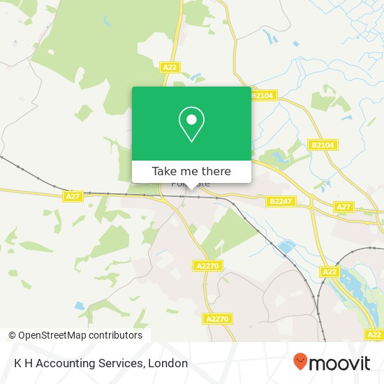 K H Accounting Services map