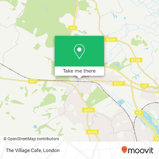 The Village Cafe map