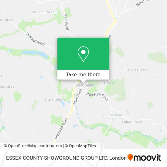 ESSEX COUNTY SHOWGROUND GROUP LTD map