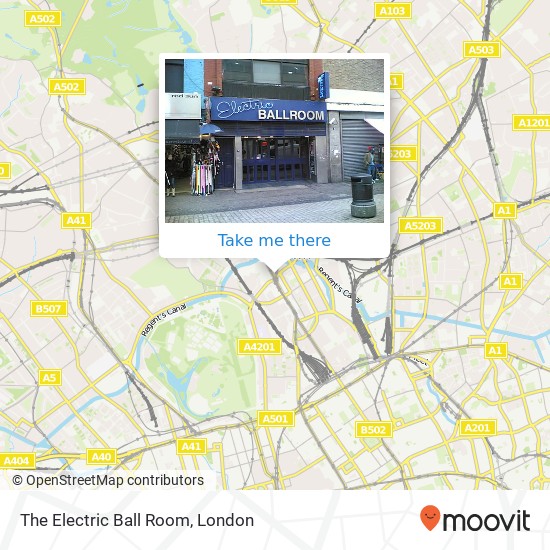The Electric Ball Room map