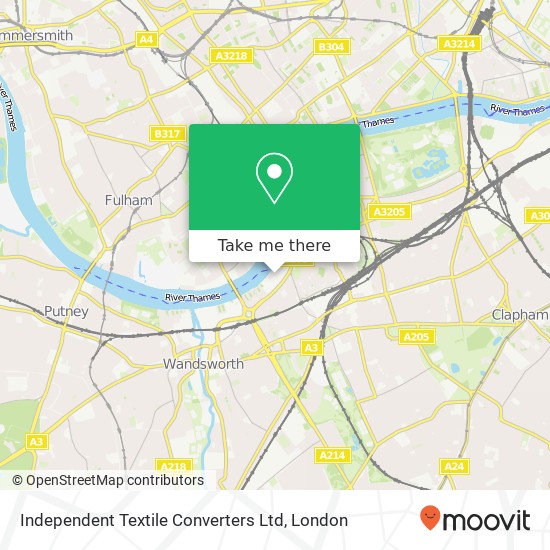 Independent Textile Converters Ltd map