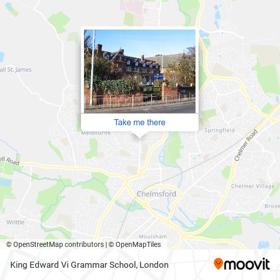 King Edward Vi Grammar School map