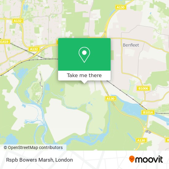 Rspb Bowers Marsh map