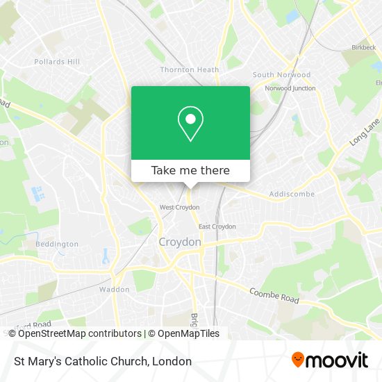 St Mary's Catholic Church map