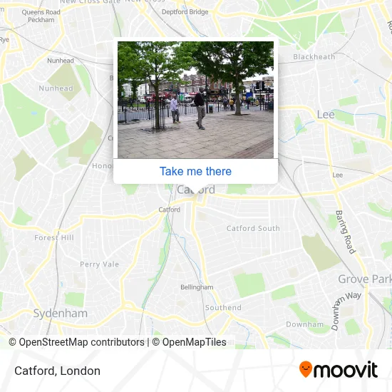 Catforth Map How to Get to Catford by Bus, Train or Tube?