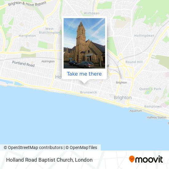 Holland Road Baptist Church map