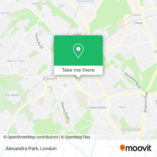 Alexandra Park map