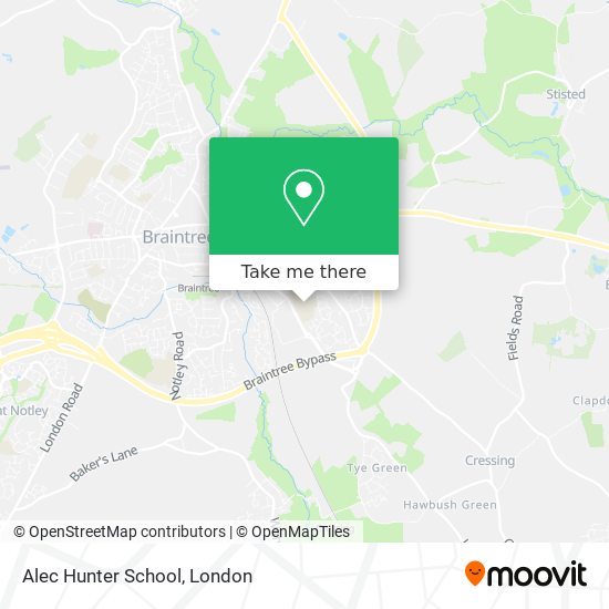 Alec Hunter School map