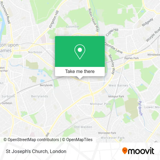 St Joseph's Church map