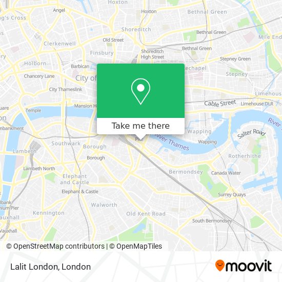 Lalit London map