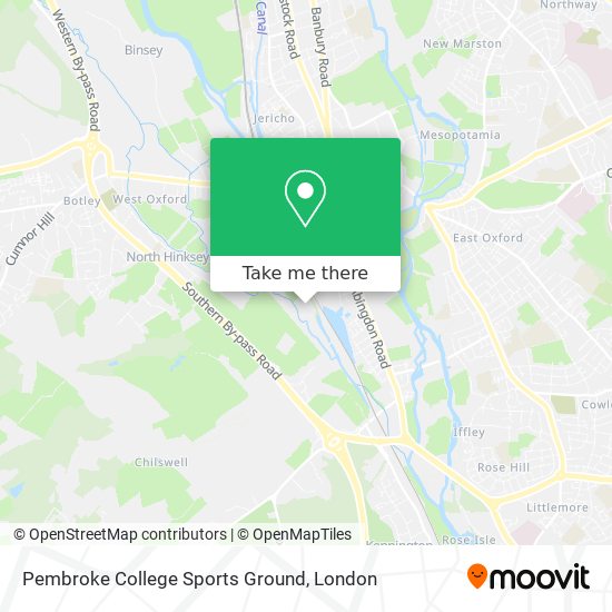 Pembroke College Sports Ground map