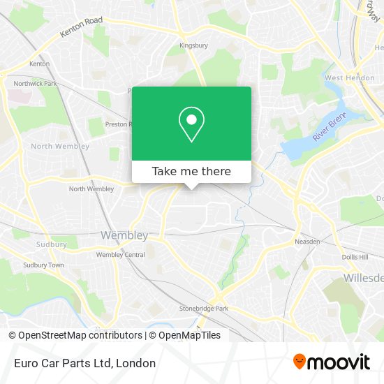 Euro Car Parts Ltd map