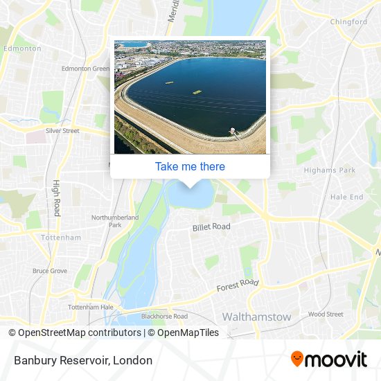 Banbury Reservoir map