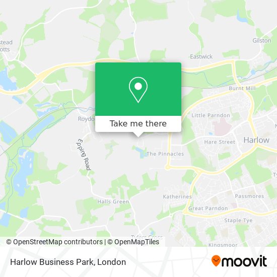 Harlow Business Park map