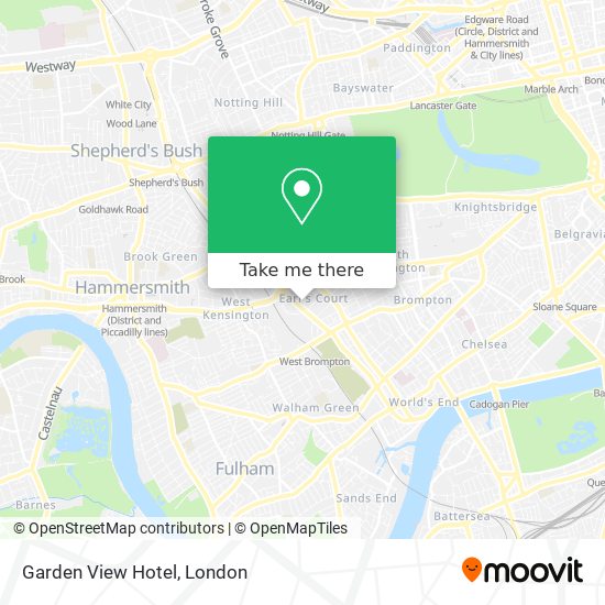 Garden View Hotel map