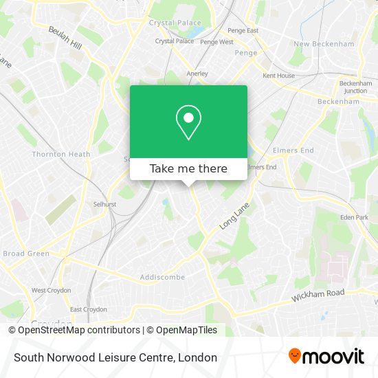 South Norwood Leisure Centre map