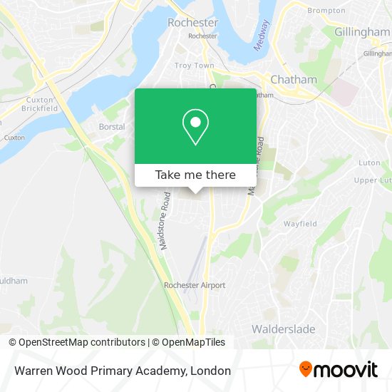 Warren Wood Primary Academy map