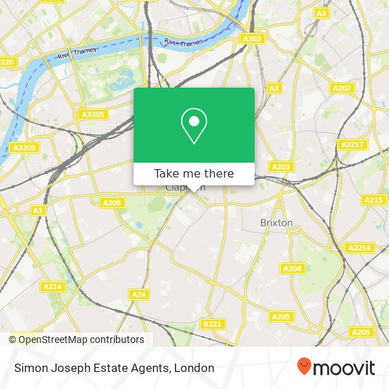 Simon Joseph Estate Agents map