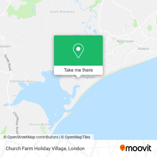 Church Farm Holiday Village map