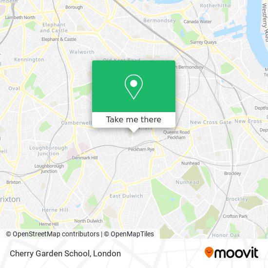 Cherry Garden School map