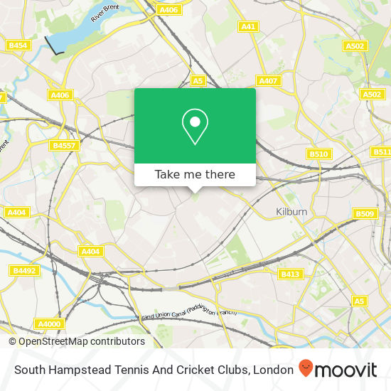 South Hampstead Tennis And Cricket Clubs map