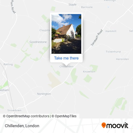 Chillenden map