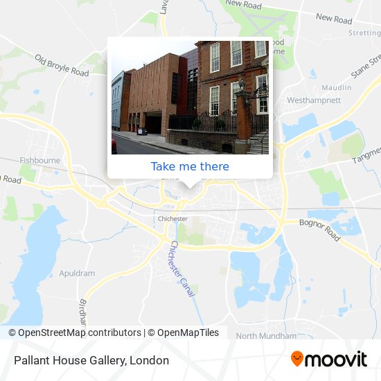Pallant House Gallery map