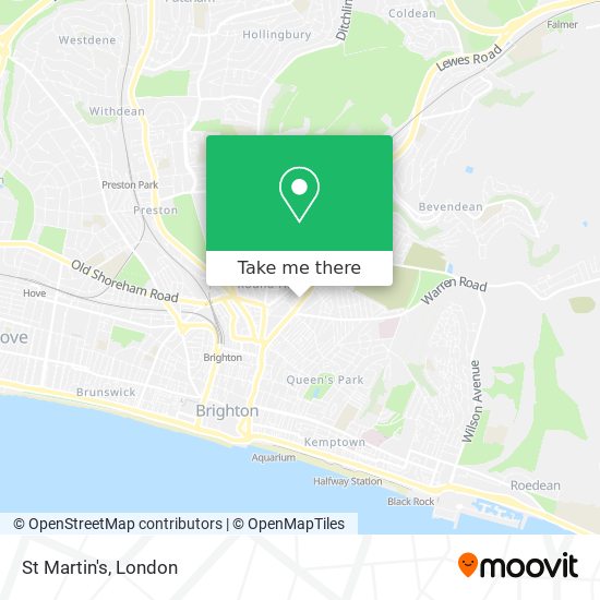St Martin's map