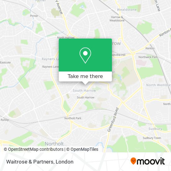 Waitrose & Partners map