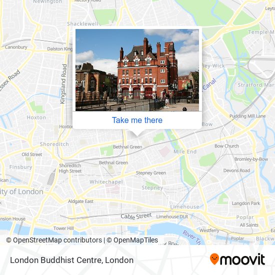 London Buddhist Centre map