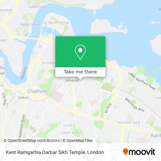 Kent Ramgarhia Darbar Sikh Temple map