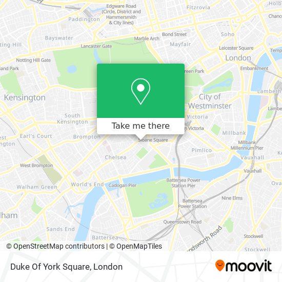 Duke Of York Square map