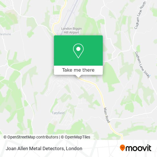 Joan Allen Metal Detectors map