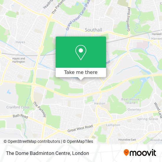 The Dome Badminton Centre map