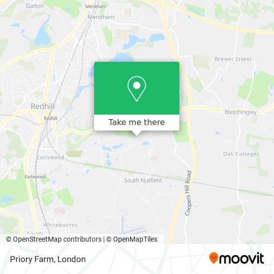 Priory Farm map