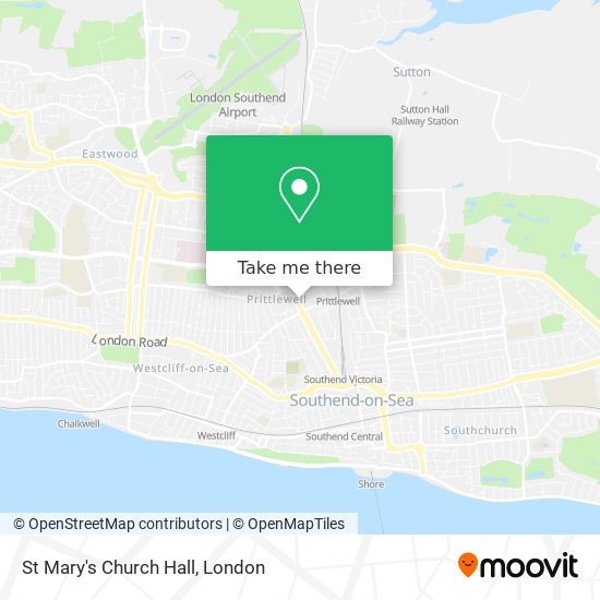 St Mary's Church Hall map