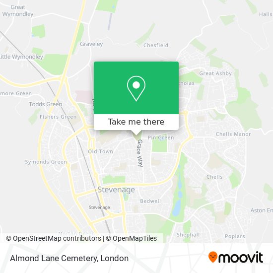 Almond Lane Cemetery map