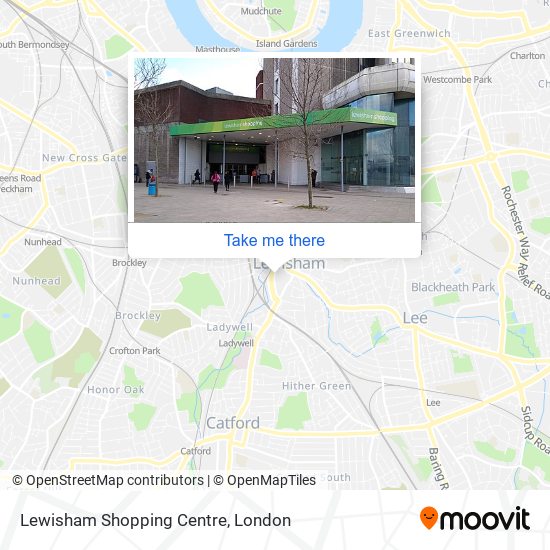 Lewisham Shopping Centre map
