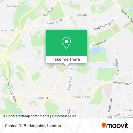 Choice Of Barkingside map