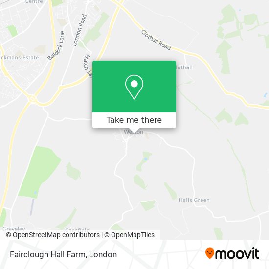 Fairclough Hall Farm map