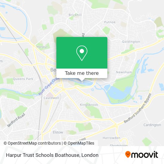 Harpur Trust Schools Boathouse map